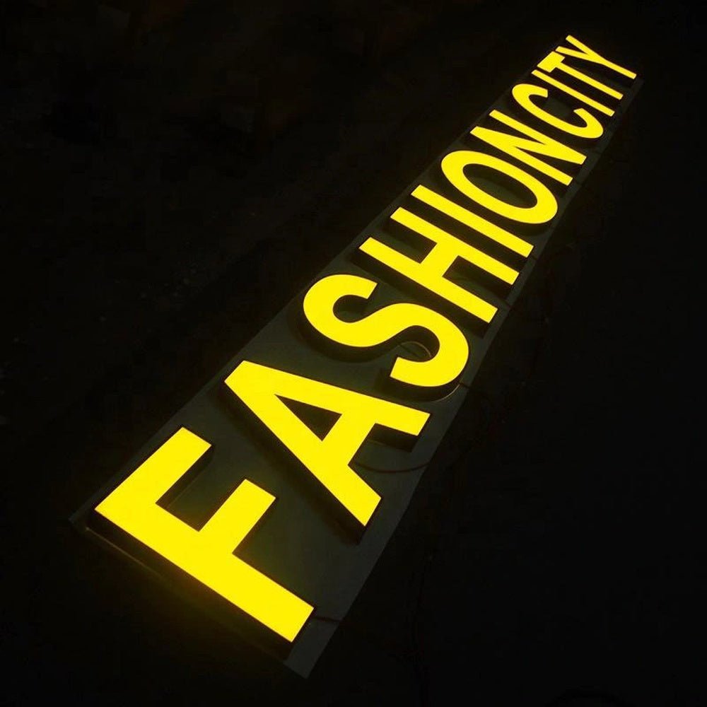 Fashion City 3D Frontlit Channel Letters Led Light Sign - Shineneon
