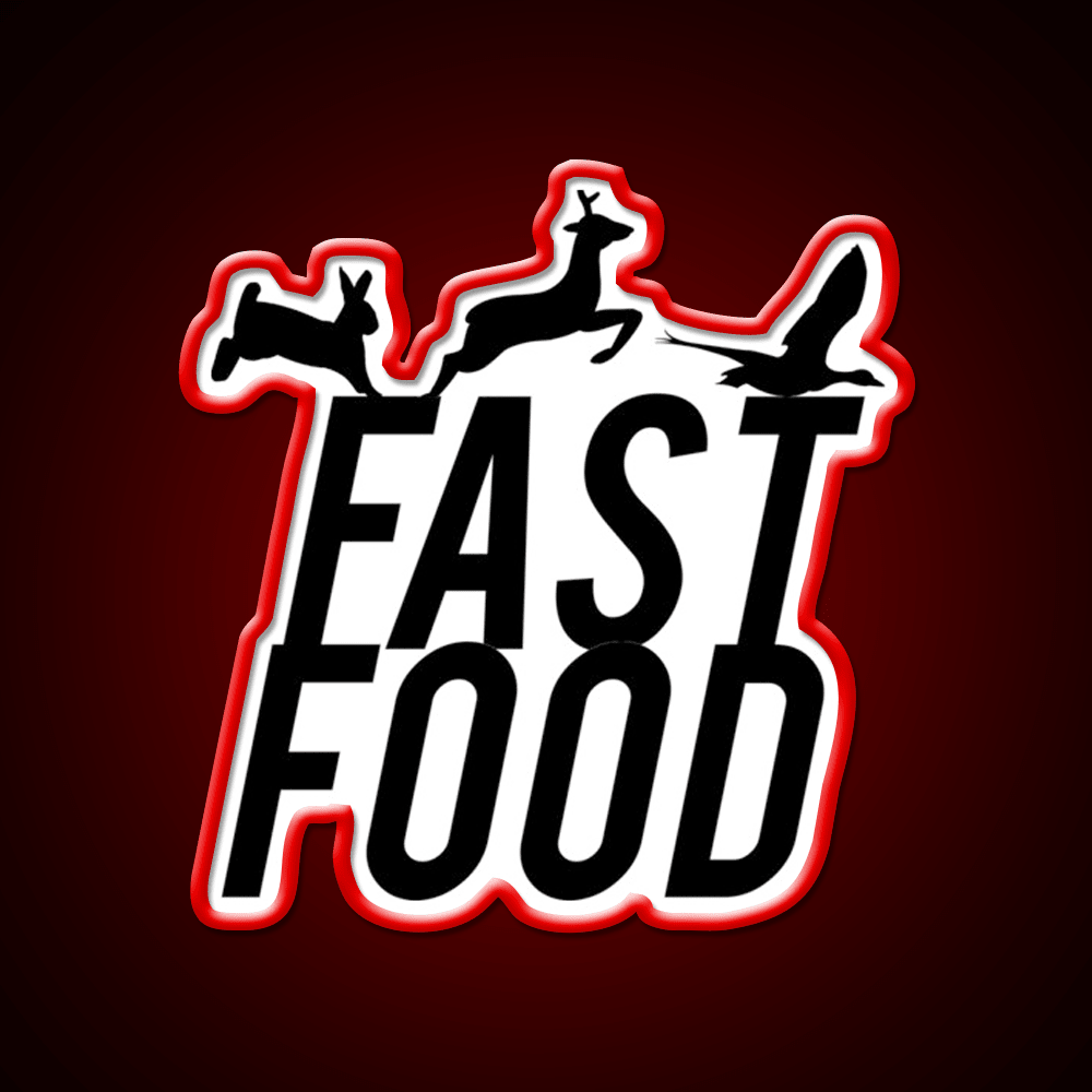 Fast Food Deer Hunter Venison Fast Food Led Neon Sign For Burger Place Rgb Color - Shineneon