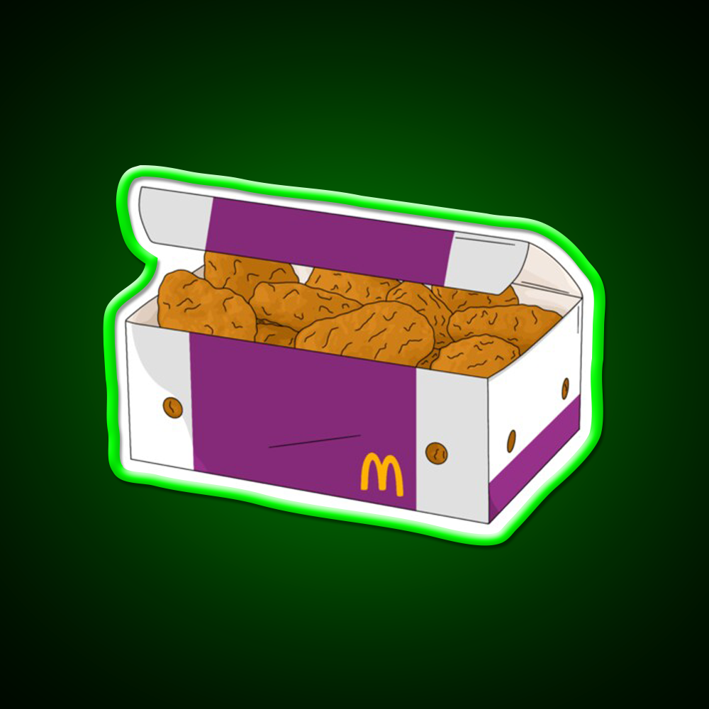 Fast Food Design Fast Food Led Neon Sign For Burger Place Rgb Color