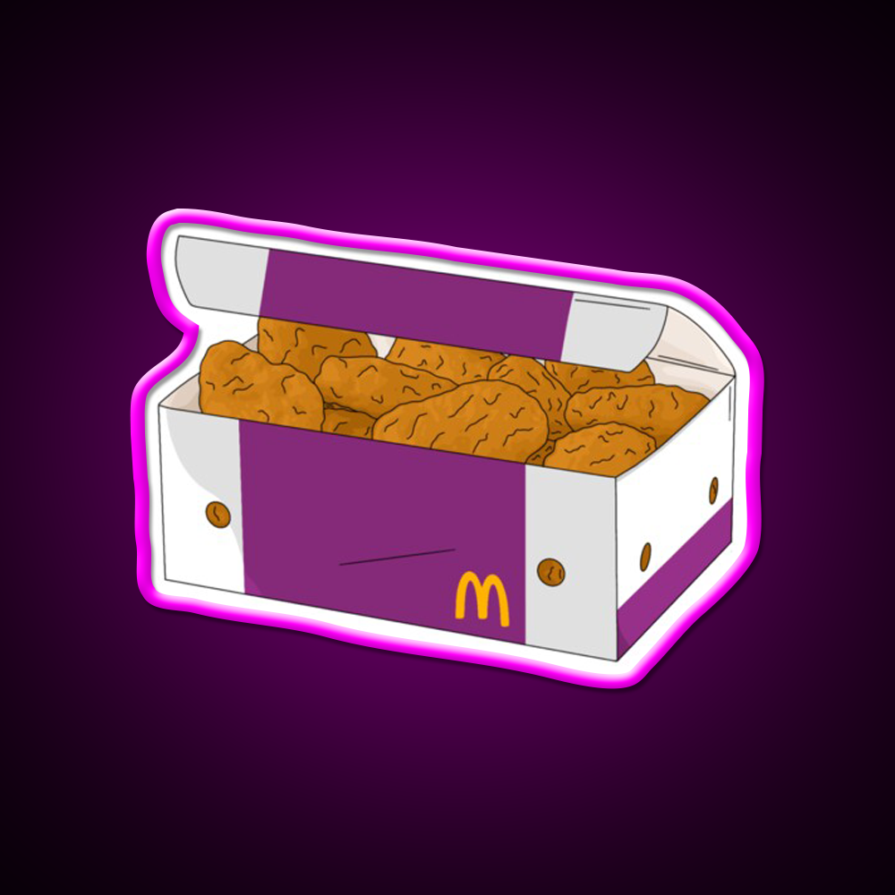 Fast Food Design Fast Food Led Neon Sign For Burger Place Rgb Color