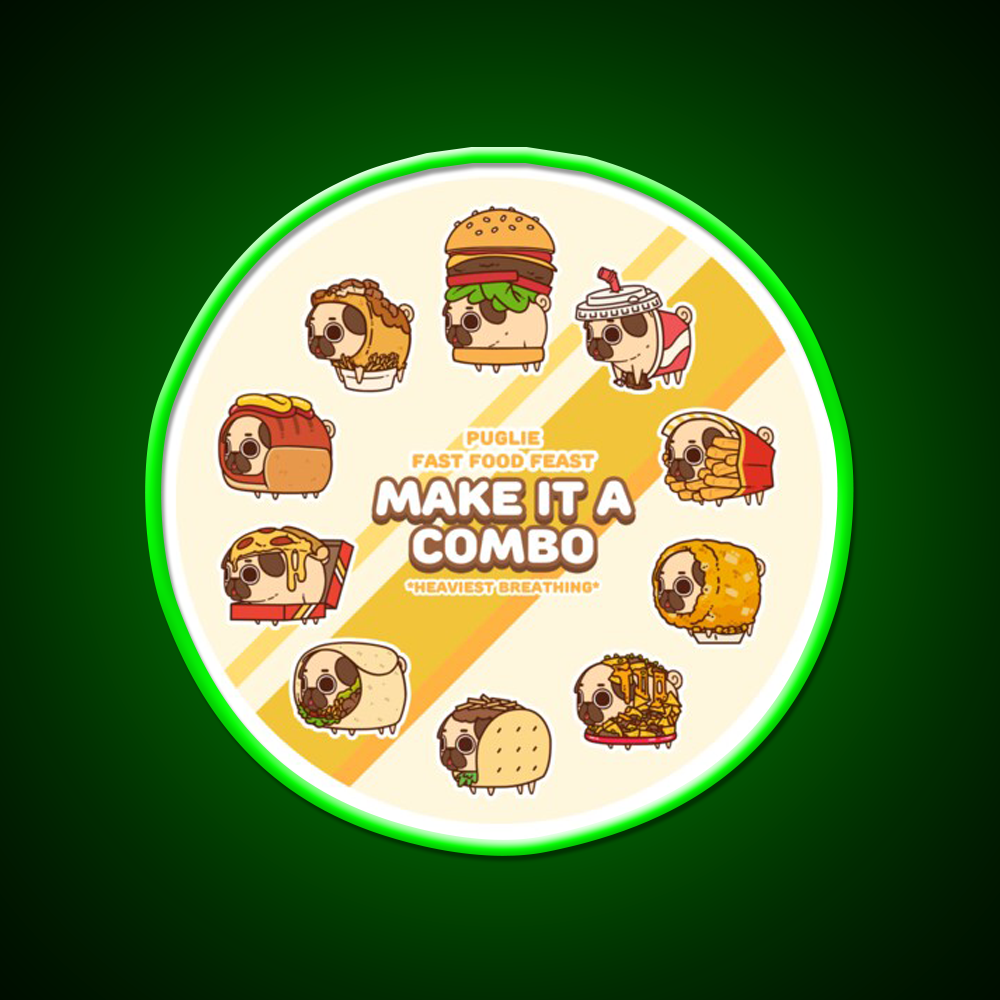 Fast Food Feast Fast Food Led Neon Sign For Burger Place Rgb Color