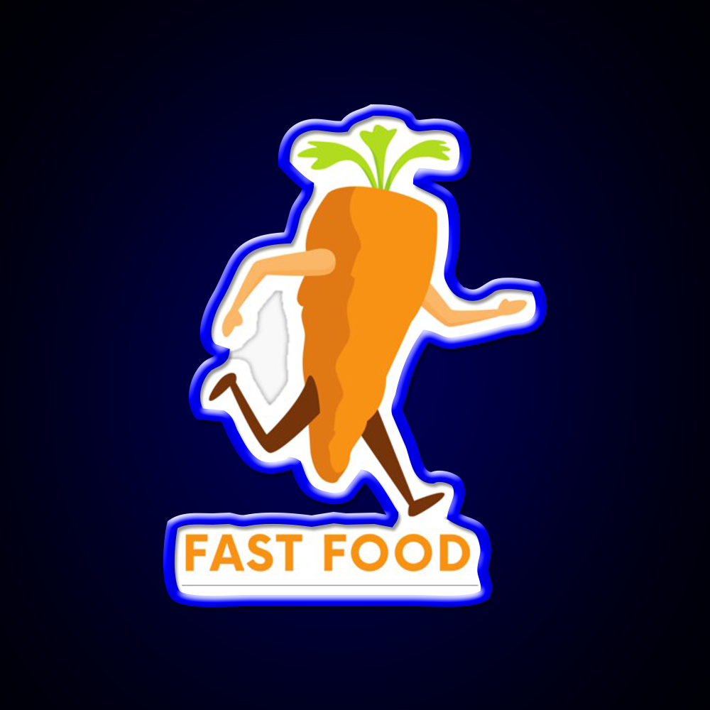 Fast Food Led Neon Sign For Burger Place Neon Sign Rgb Color