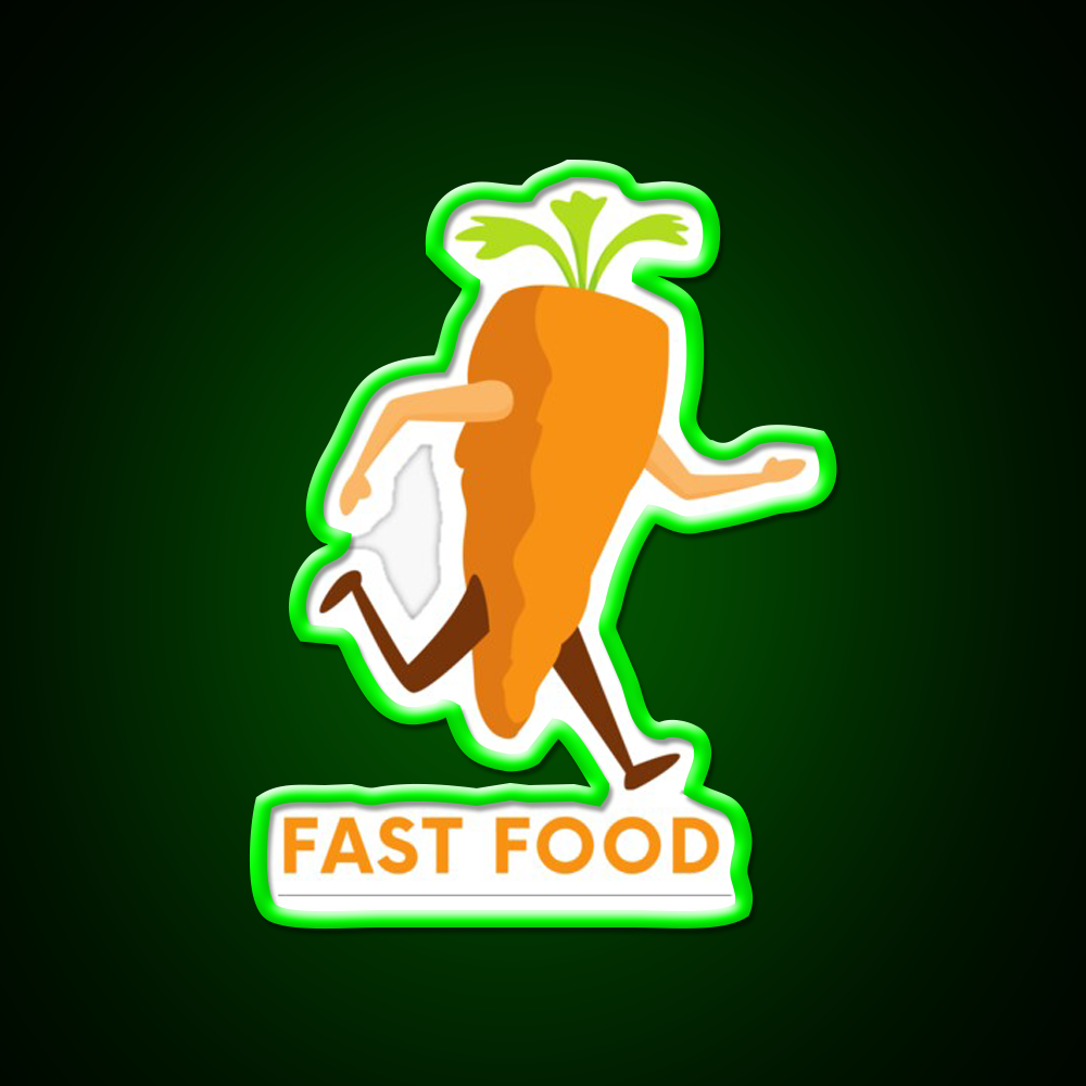 Fast Food Led Neon Sign For Burger Place Neon Sign Rgb Color