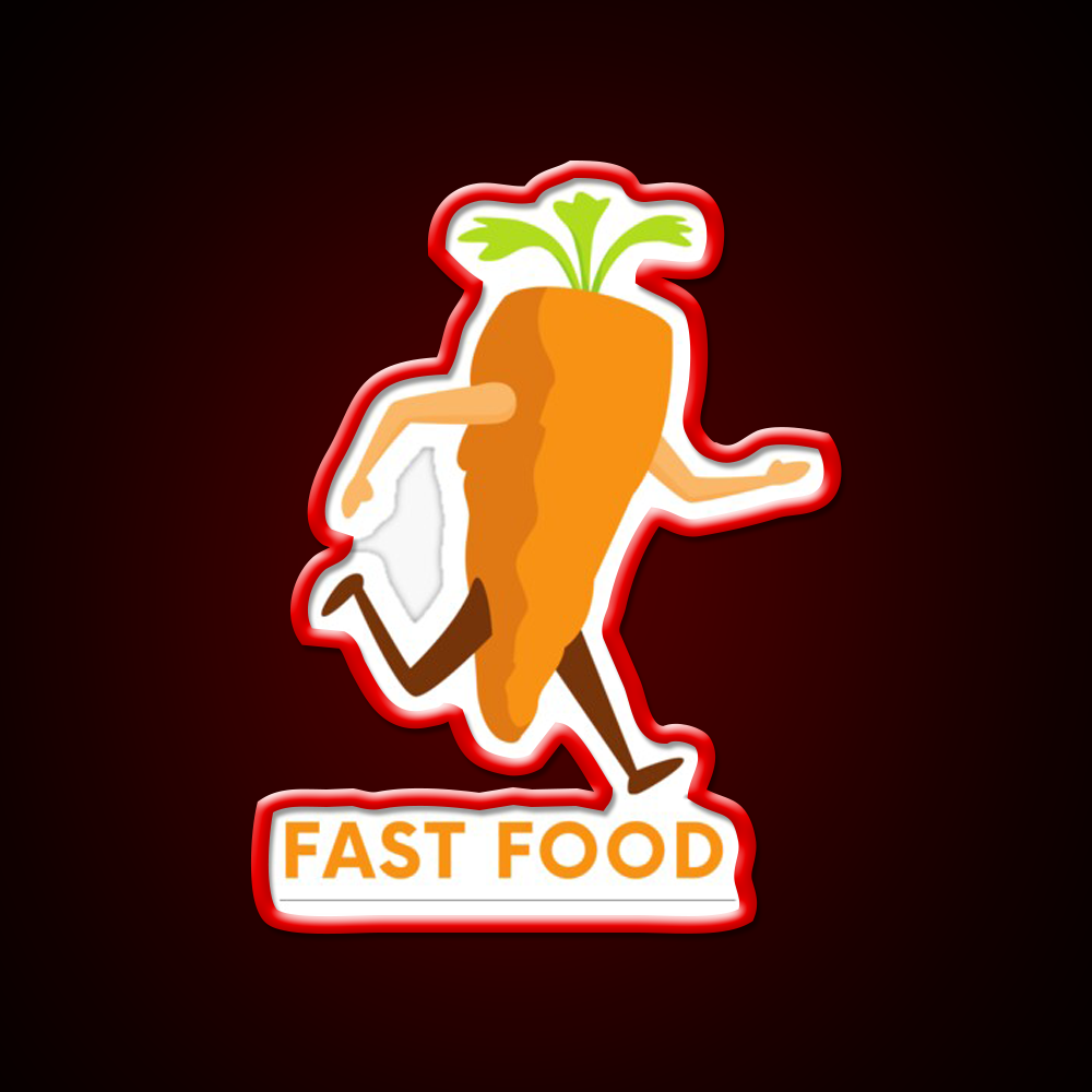 Fast Food Led Neon Sign For Burger Place Neon Sign Rgb Color