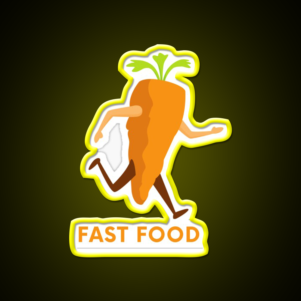 Fast Food Led Neon Sign For Burger Place Neon Sign Rgb Color