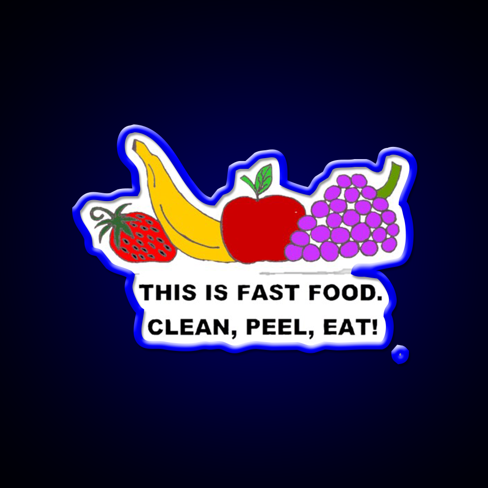 Fast Food Led Neon Sign For Burger Place Retro Diner Neon Sign Rgb Color