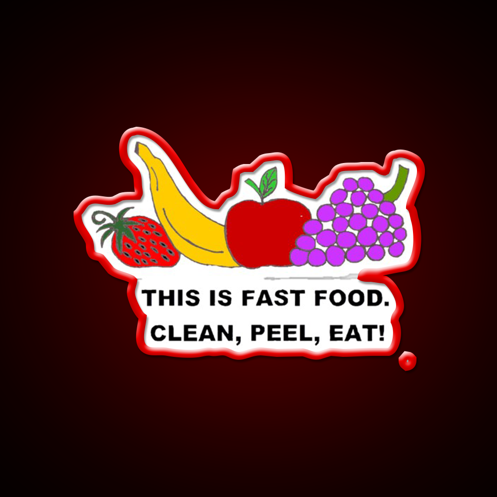 Fast Food Led Neon Sign For Burger Place Retro Diner Neon Sign Rgb Color