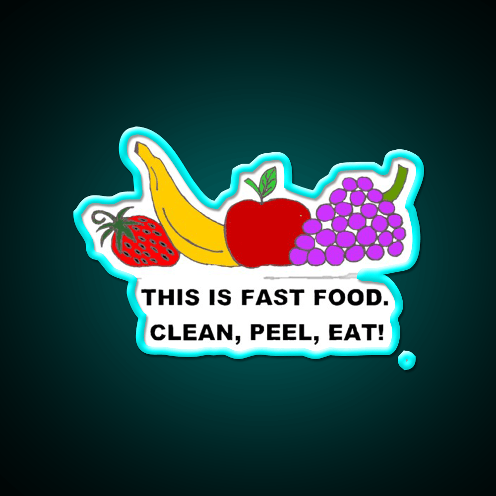 Fast Food Led Neon Sign For Burger Place Retro Diner Neon Sign Rgb Color - Shineneon
