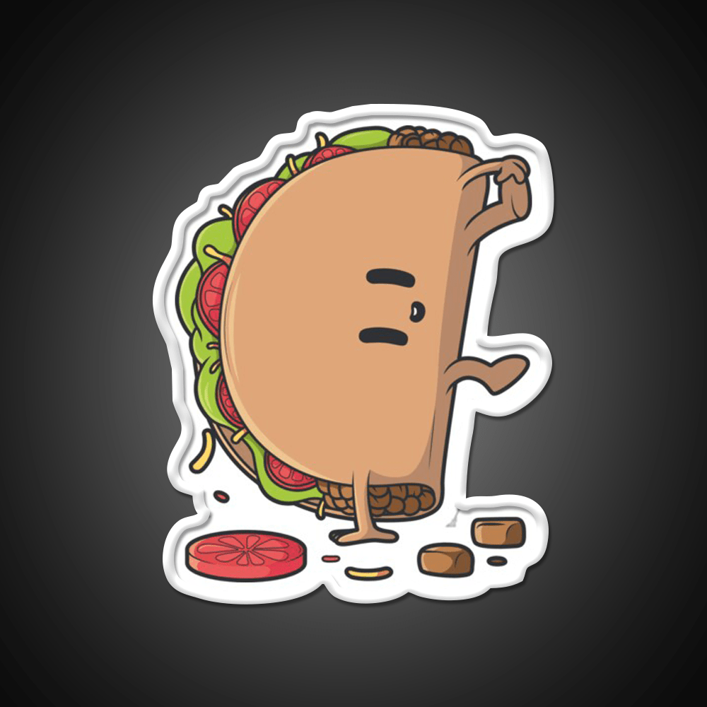 Fast Food Lovers Capoeira Taco Fast Food Led Neon Sign For Burger Place Rgb Color - Shineneon