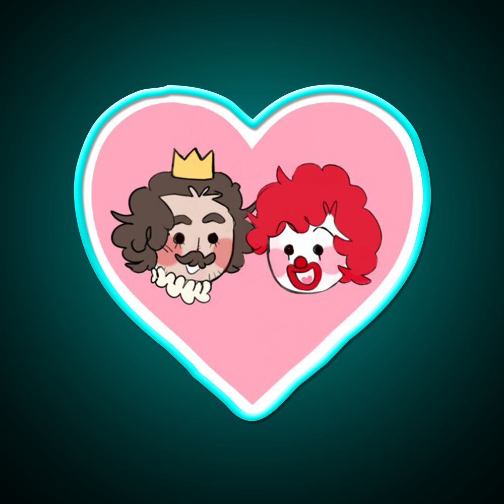 Fast Food Lovers Fast Food Led Neon Sign For Burger Place Rgb Color