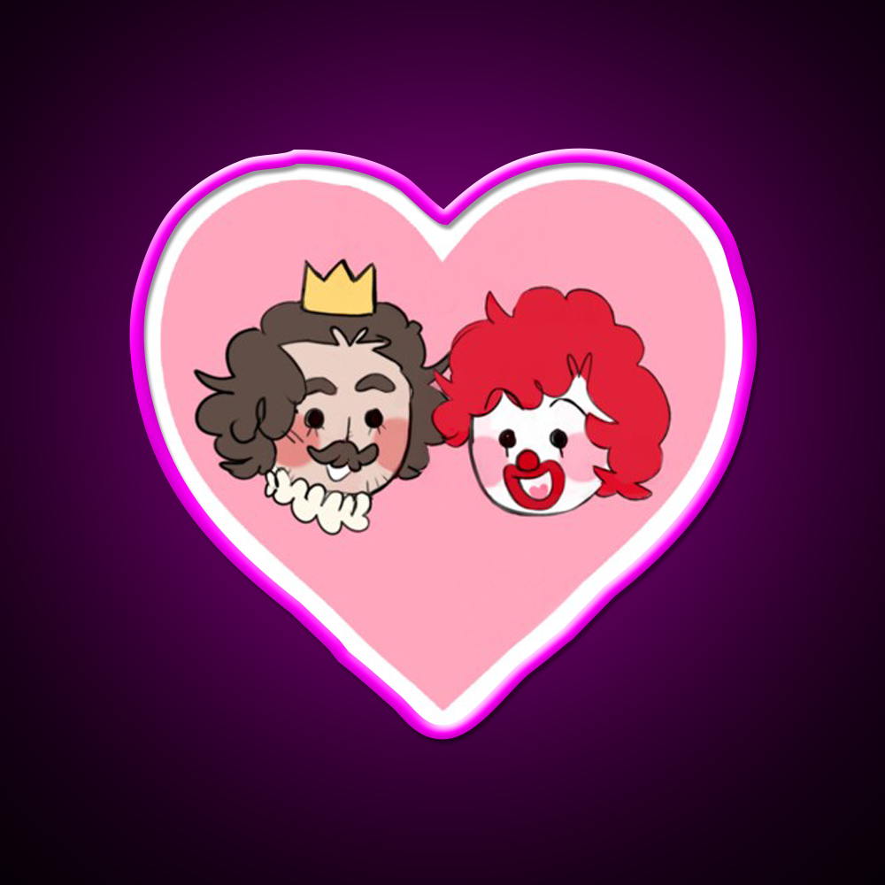 Fast Food Lovers Fast Food Led Neon Sign For Burger Place Rgb Color