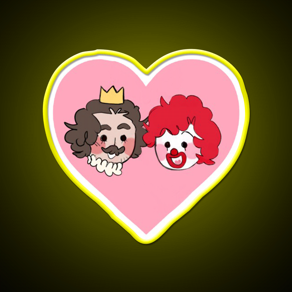 Fast Food Lovers Fast Food Led Neon Sign For Burger Place Rgb Color