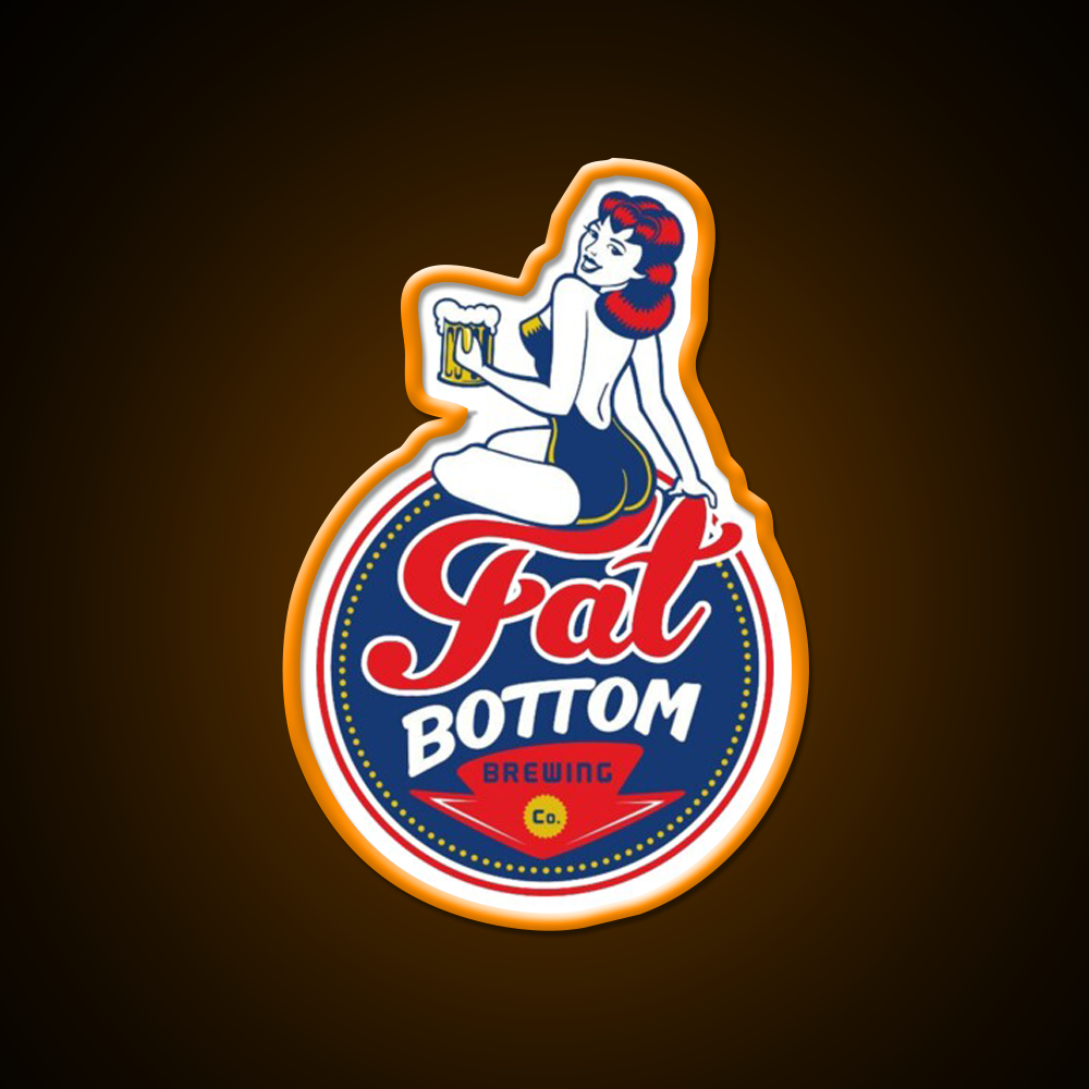 Fat Bottom Brewing Beer Bar Decor Led Neon Sign Rgb Color - LED neon sign view 6