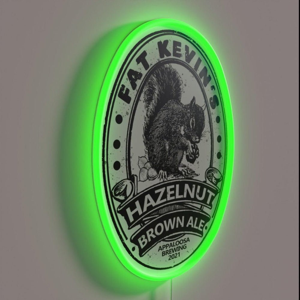 Fat Kevinshazelnut Brown Ale Rgb Led Neon Sign - Shineneon