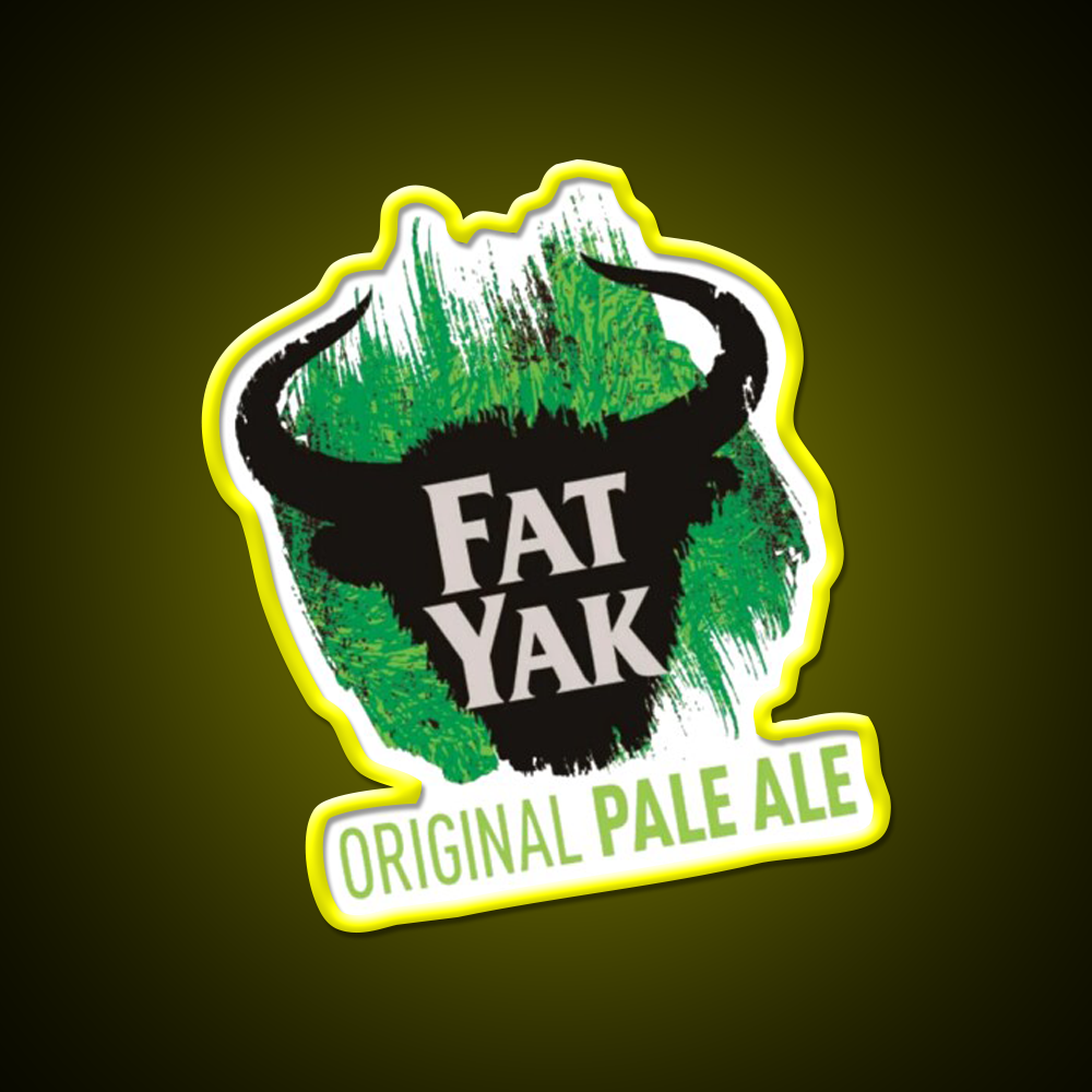 Fat Yak Logo Beer Bar Decor Led Neon Sign Rgb Color - LED neon sign view 7