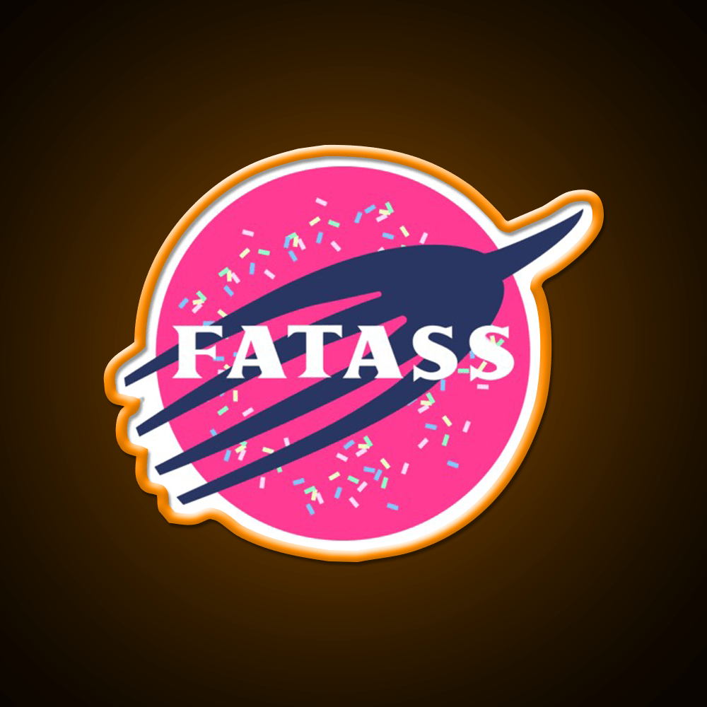 Fatass Snack Food Led Neon Sign Rgb Color - Shineneon