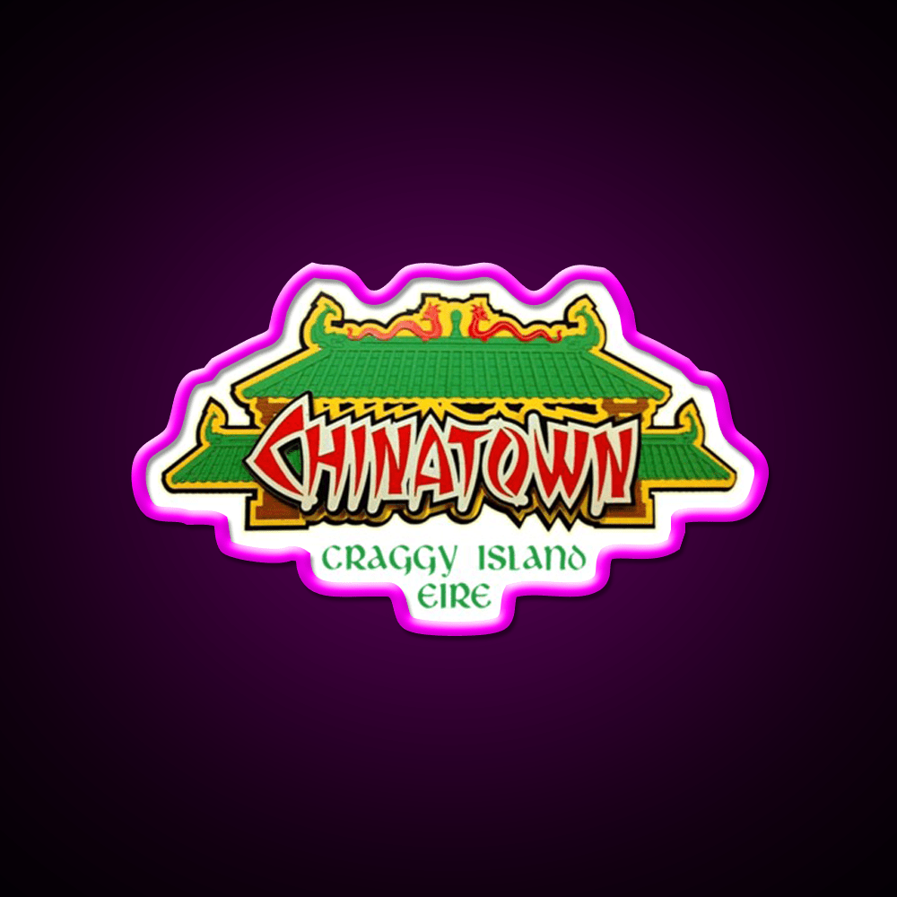 Father Ted Chinatown Craggy Island Asian Cultural Led Neon Sign Wall Art Rgb Color - Shineneon