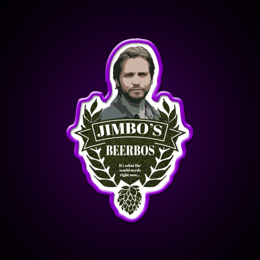Fear The Walking Dead Jimbos Beerbos Aaron Beer Bar Decor Led Neon Sign Rgb Color - LED neon sign view 9