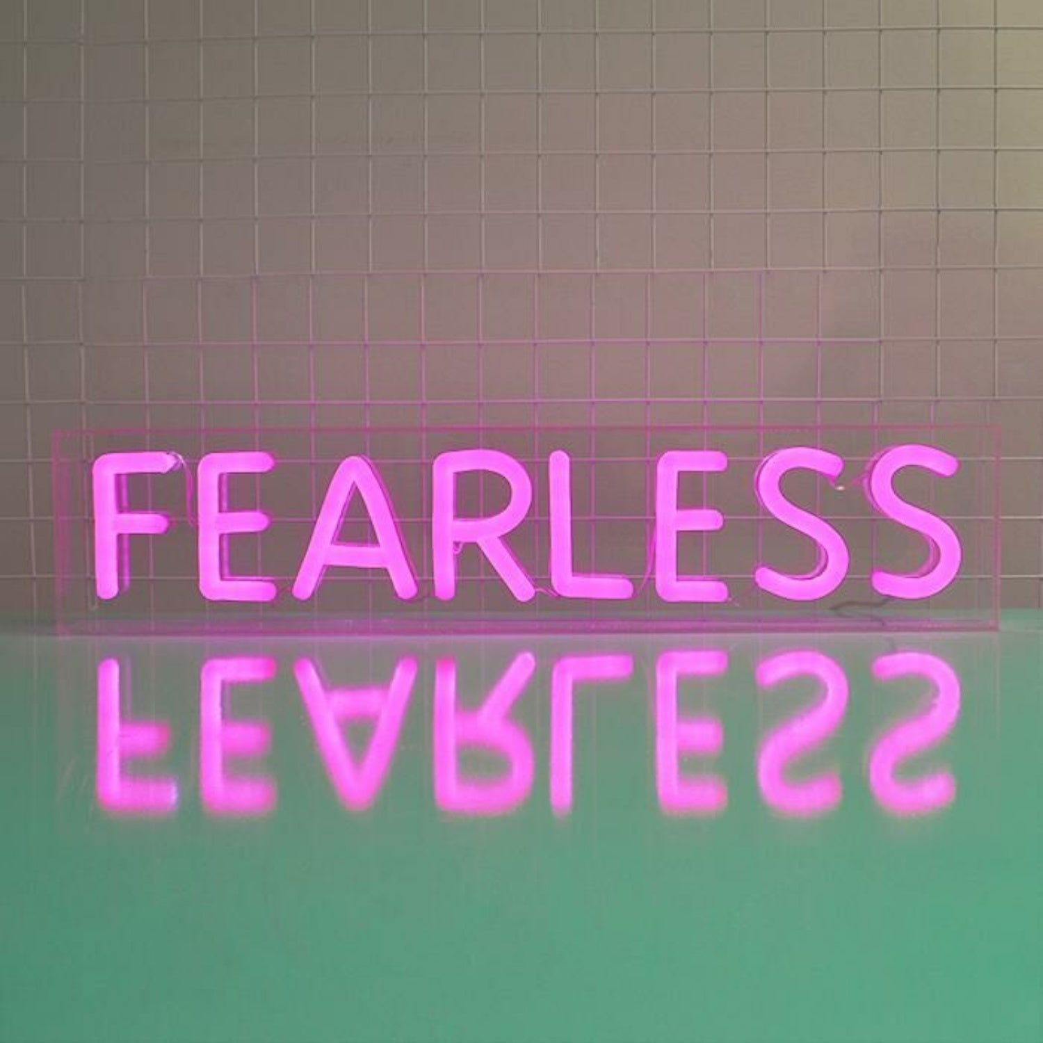 Fearless Led Neon Sign Inspires Confidence In Any Room - Shineneon