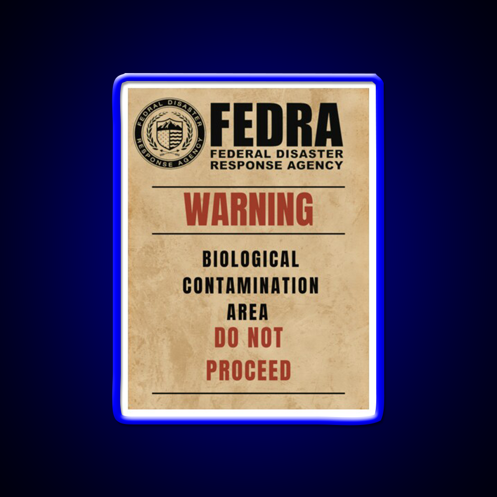 Fedra Tlou Biological Contamination Area Whiskey Drink Bar Led Neon Sign Rgb Color
