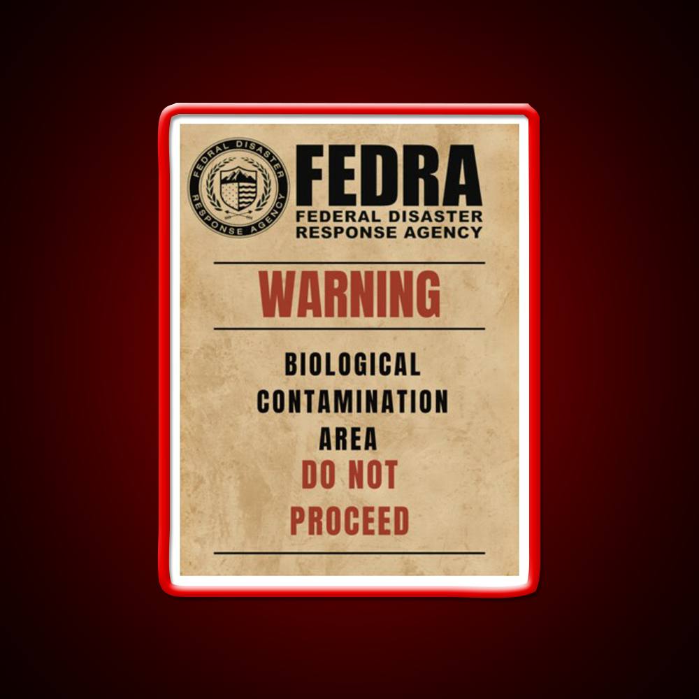 Fedra Tlou Biological Contamination Area Whiskey Drink Bar Led Neon Sign Rgb Color