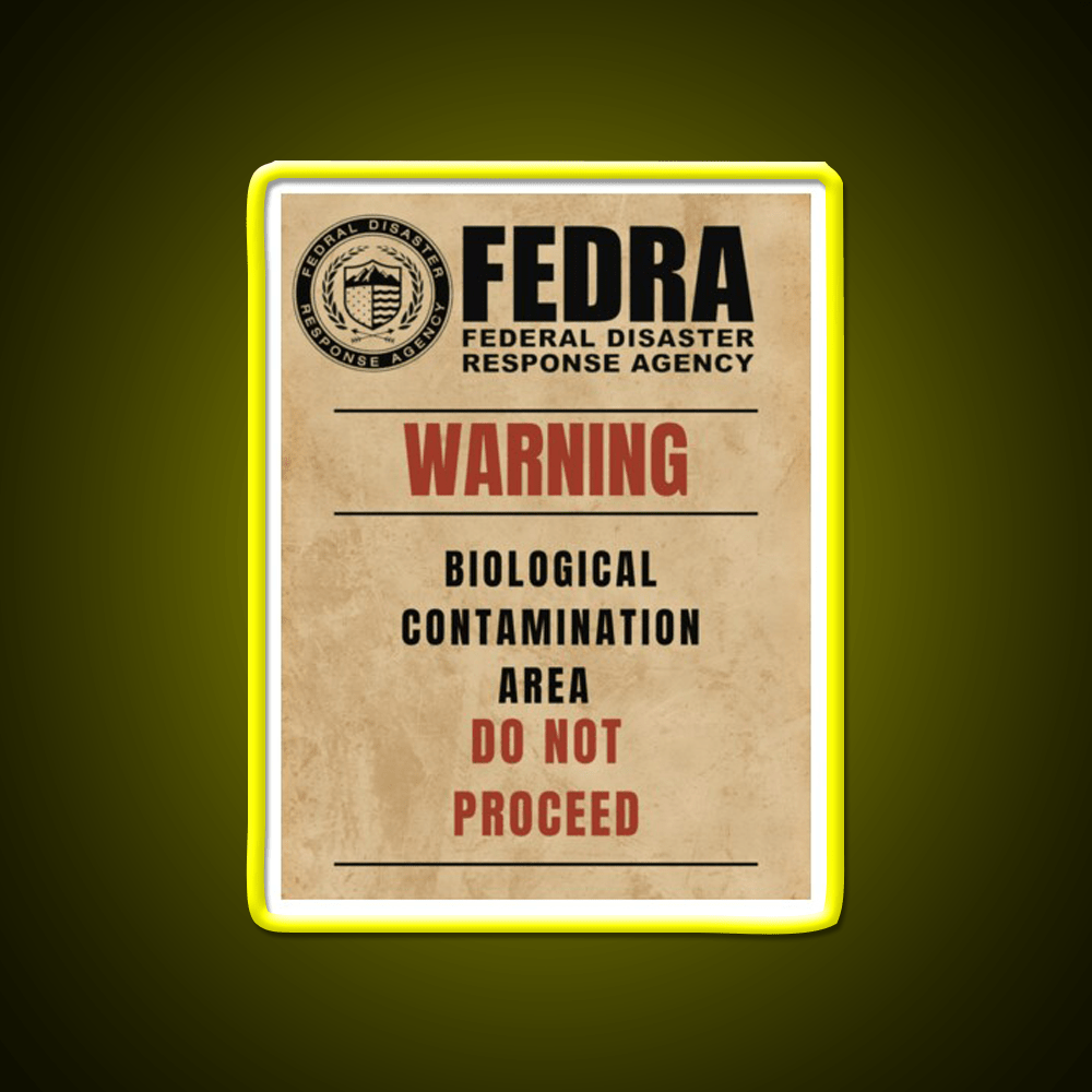 Fedra Tlou Biological Contamination Area Whiskey Drink Bar Led Neon Sign Rgb Color - Shineneon