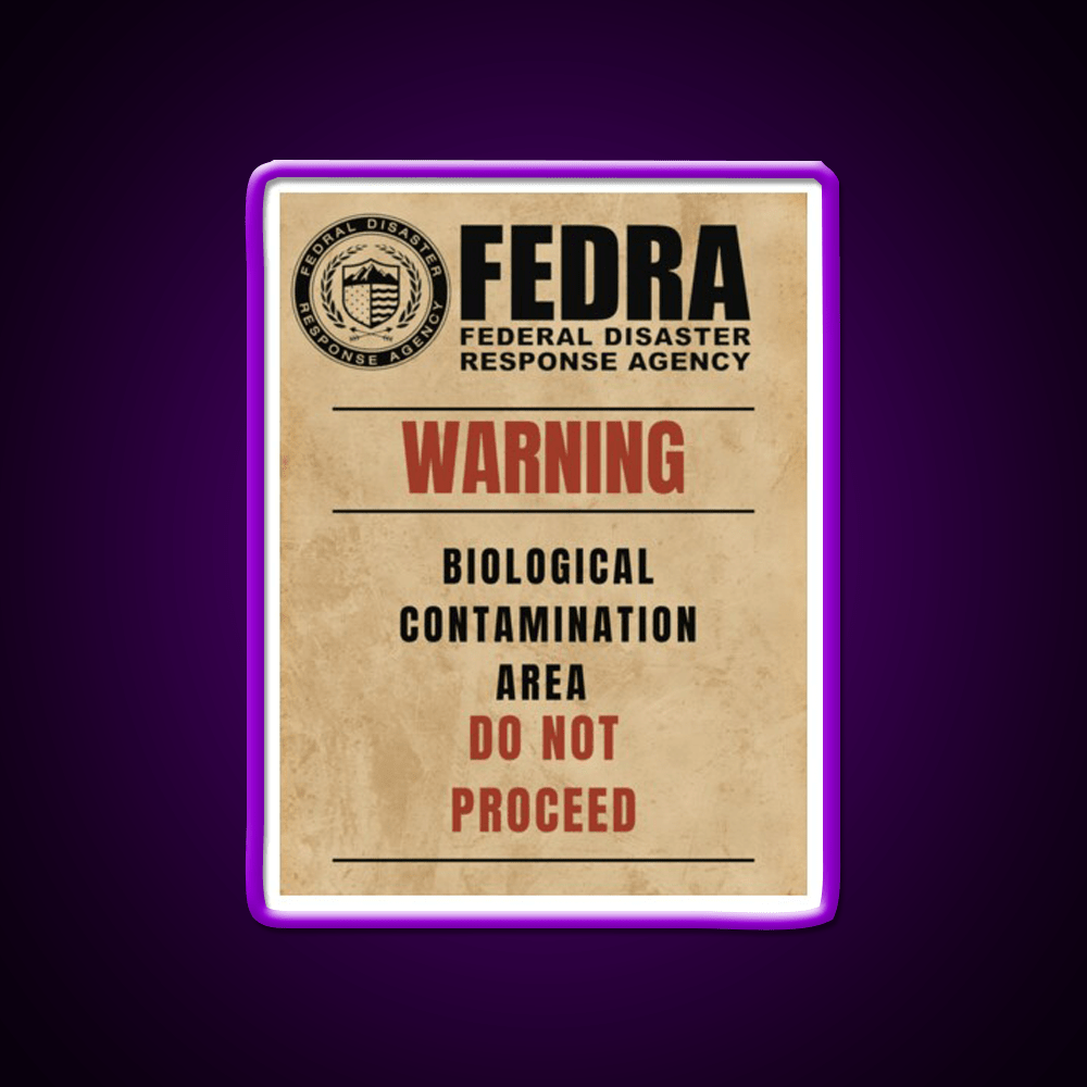 Fedra Tlou Biological Contamination Area Whiskey Drink Bar Led Neon Sign Rgb Color - Shineneon