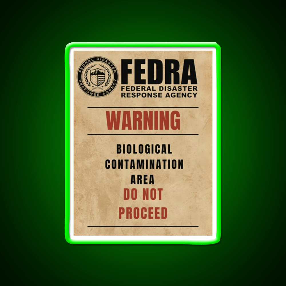 Fedra Tlou Biological Contamination Area Whiskey Drink Bar Led Neon Sign Rgb Color - Shineneon