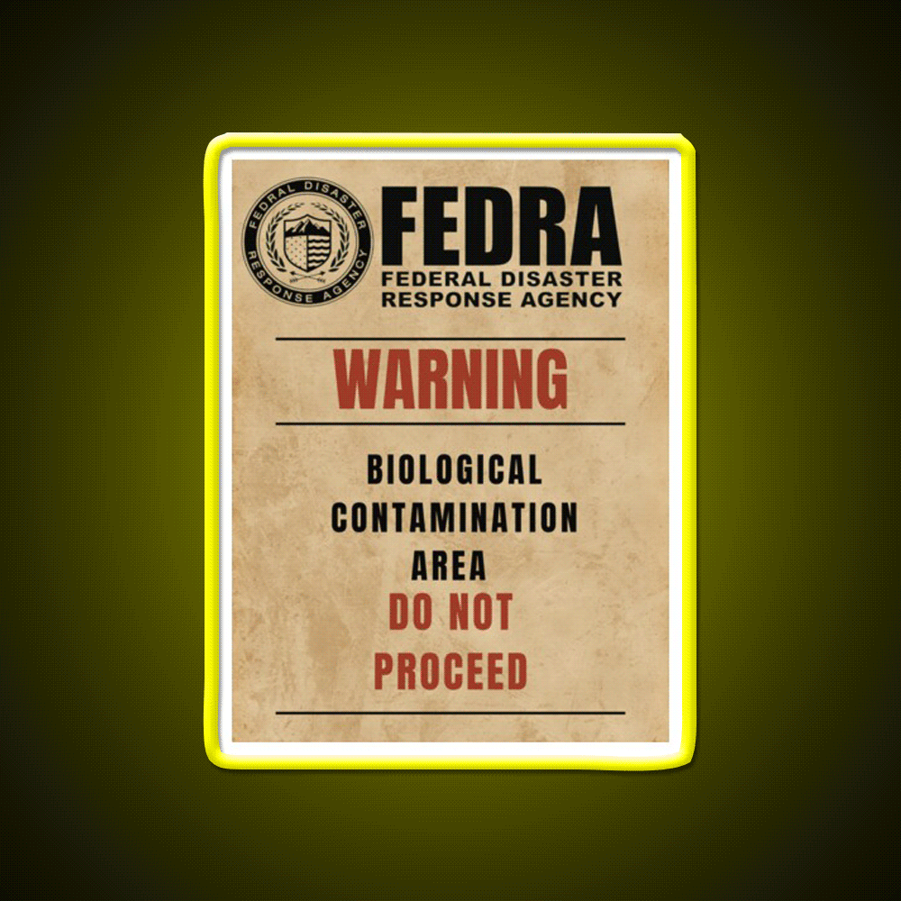 Fedra Tlou Biological Contamination Area Whiskey Drink Bar Led Neon Sign Rgb Color