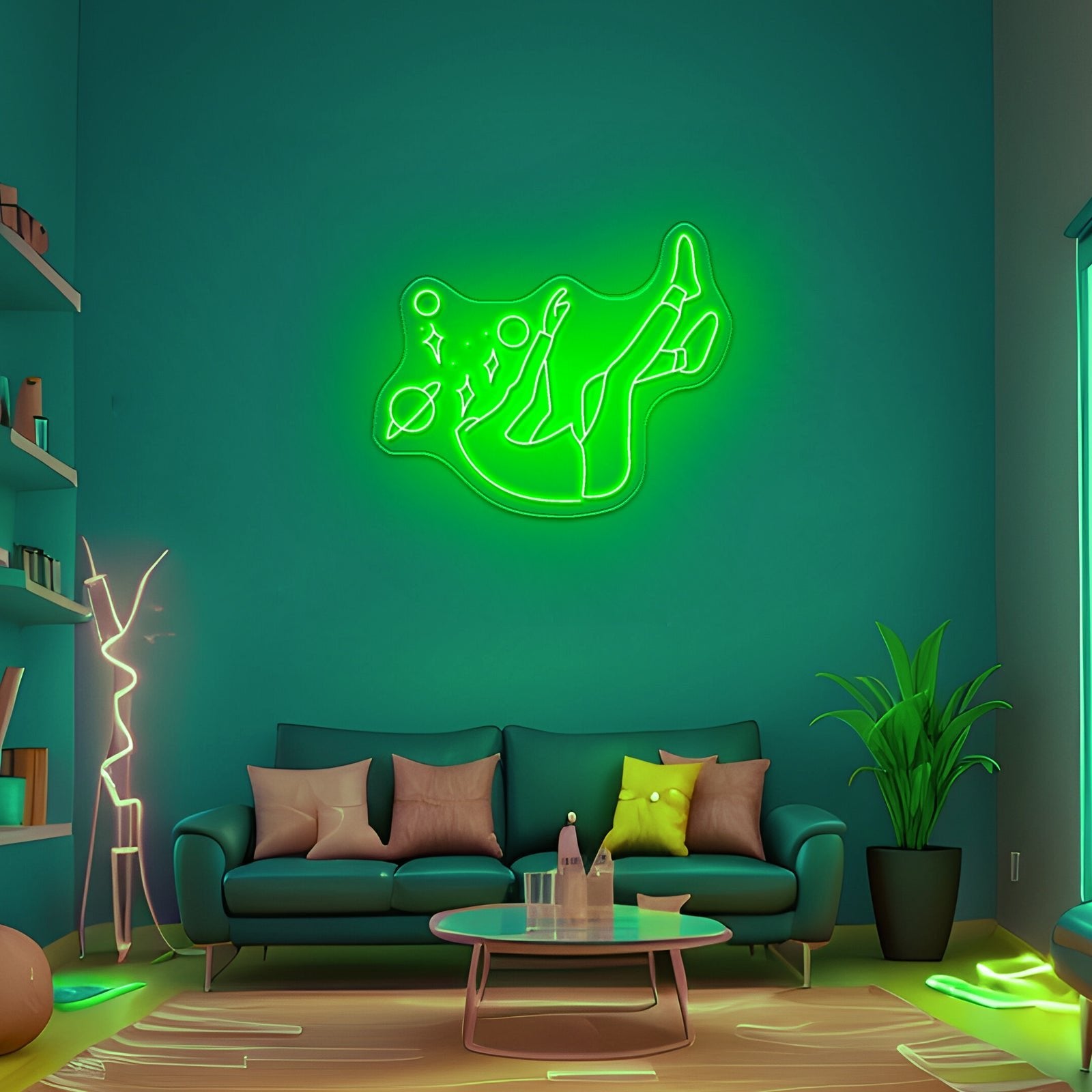 Feeline Astronaut Chilling Led Neon Sign Light Custom Led Signs - Shineneon