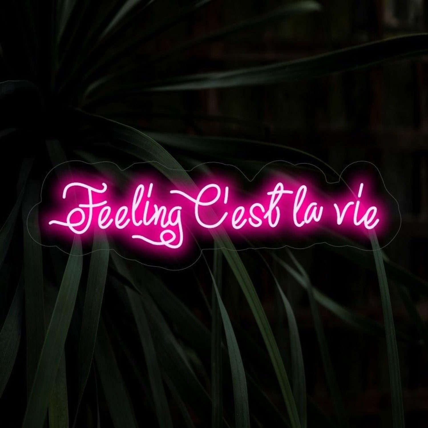 Feeling C-Est La Vie Pink Led Neon Sign For Home Cafe Bar Decor | Shineneon