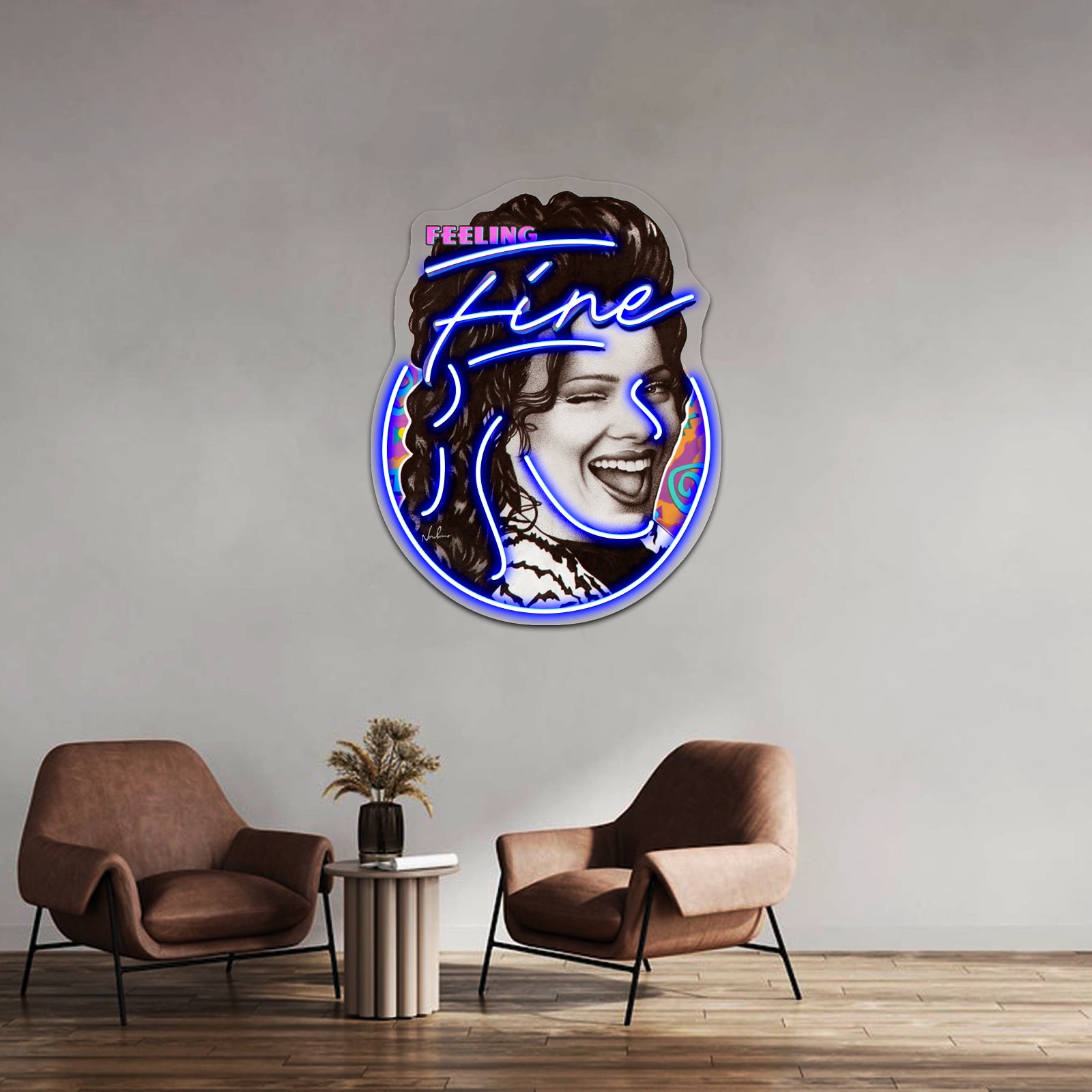 Feeling Fine Artwork Custom Neon Led Sign | Shineneon