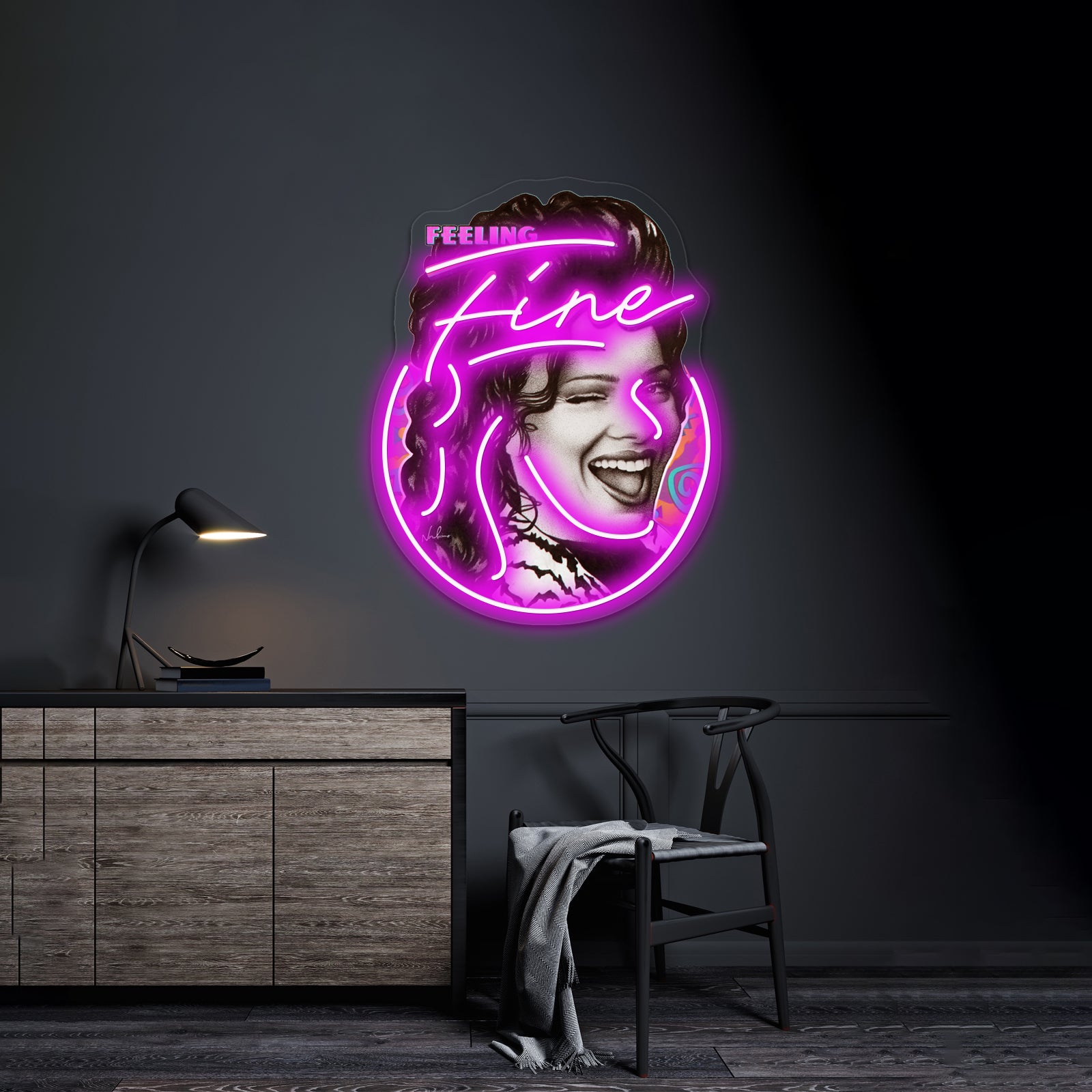 Feeling Fine Artwork Custom Neon Led Sign | Shineneon