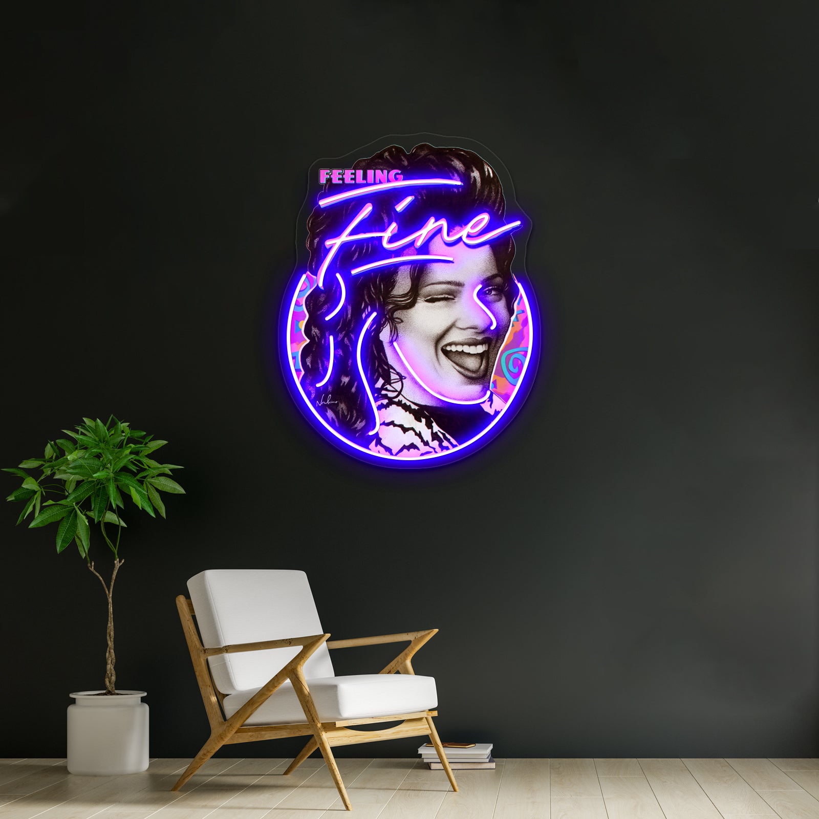 Feeling Fine Artwork Custom Neon Led Sign | Shineneon