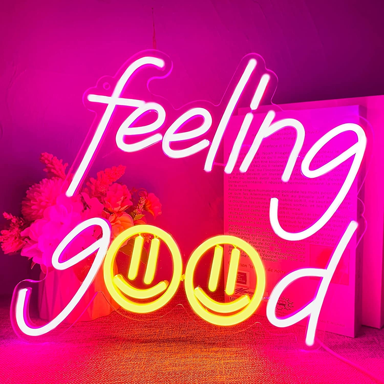 Feeling Good With Smiley Face Led Neon Sign | Shineneon