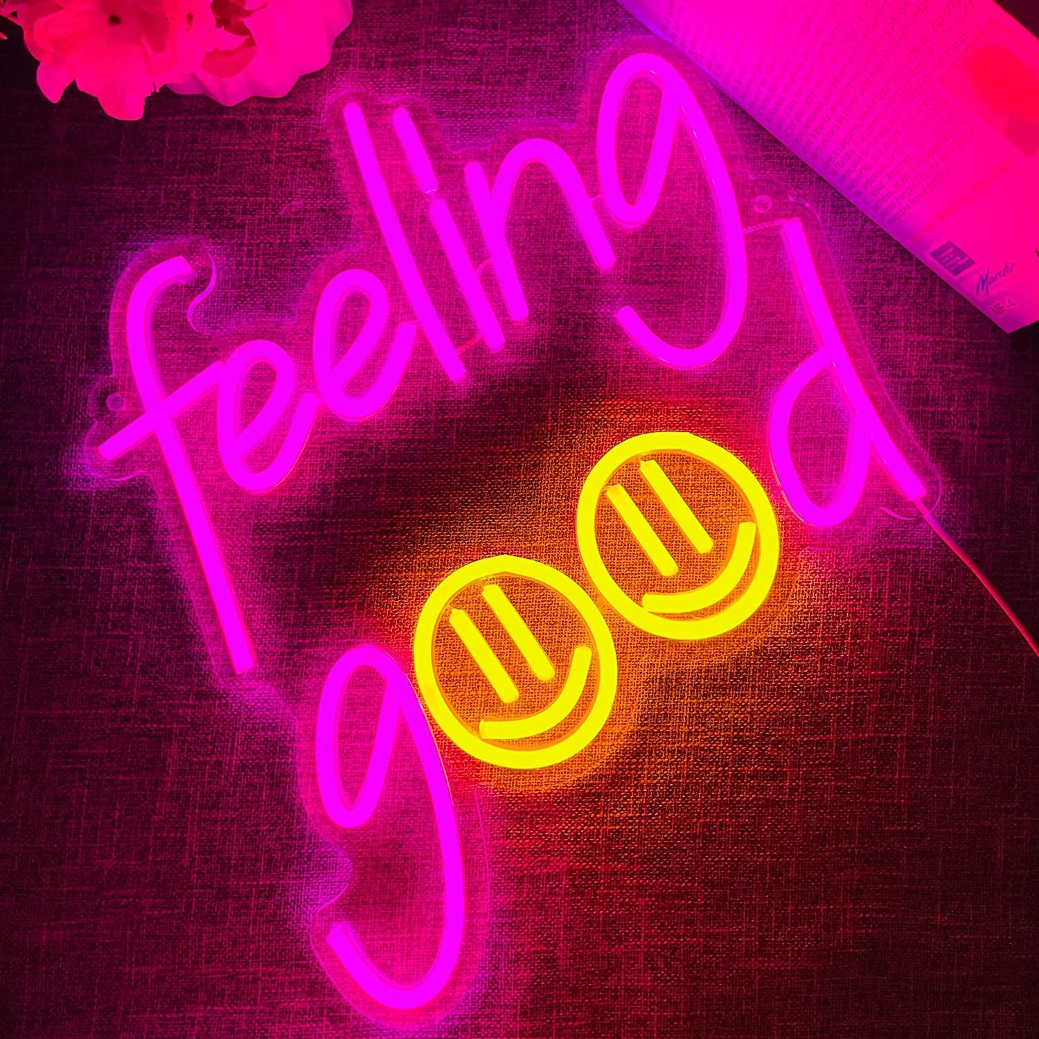 Feeling Good With Smiley Face Led Neon Sign | Shineneon