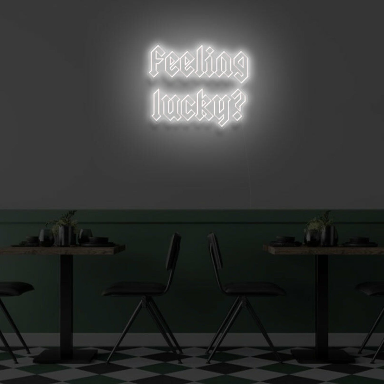 Feeling Lucky Led Neon Sign Bedroom Wall Art | Shineneon