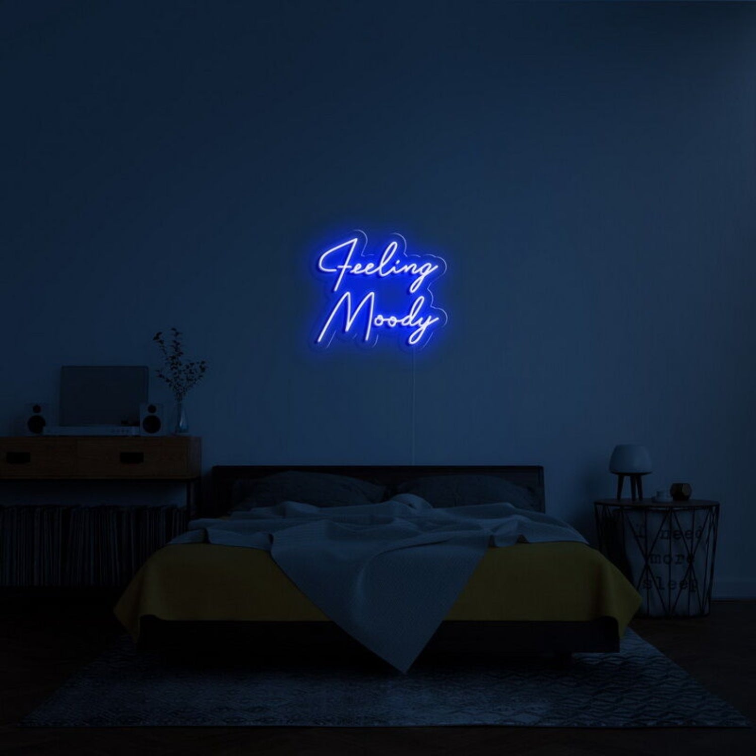Feeling Moody Led Neon Sign For Reflective And Thoughtful Spaces - Shineneon