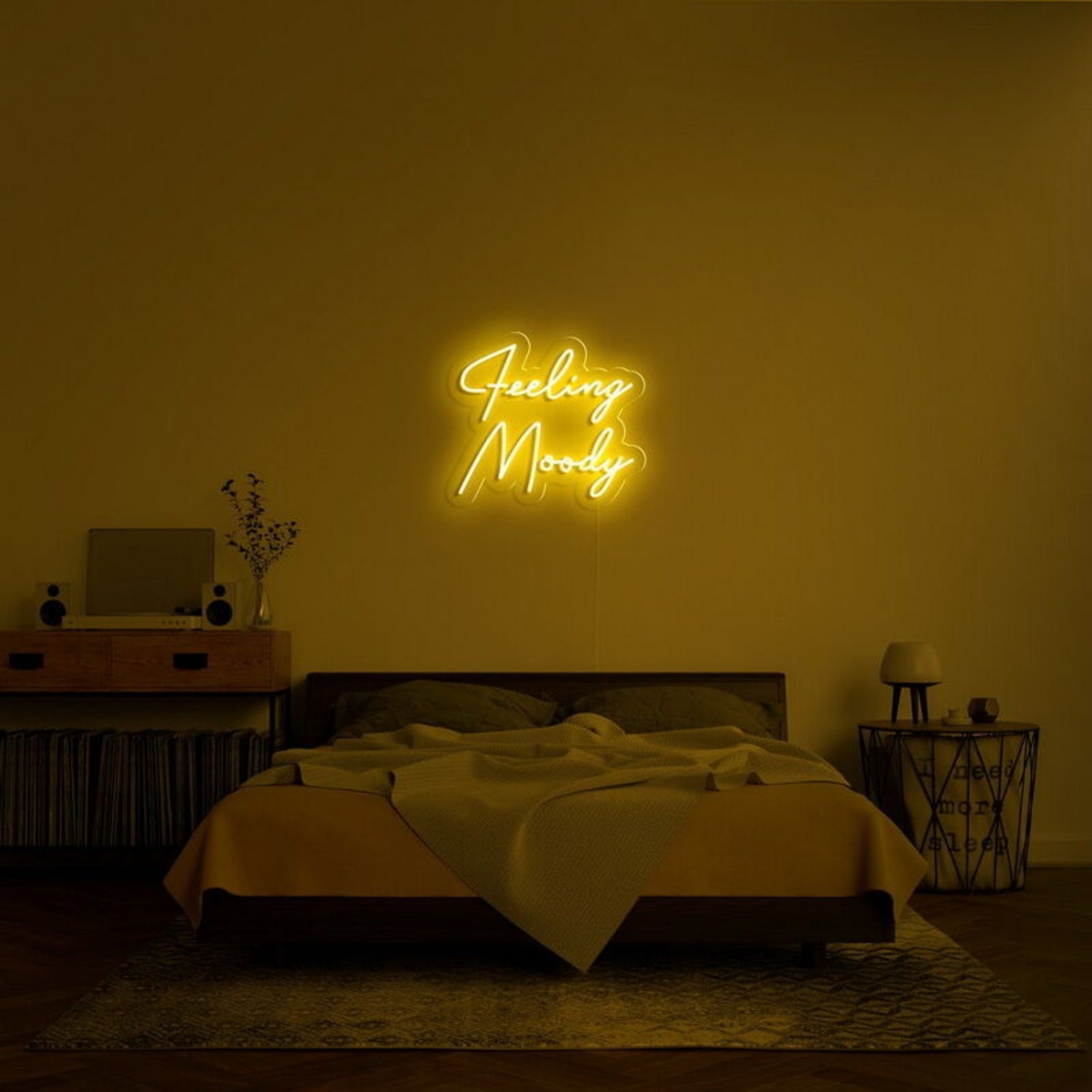 Feeling Moody Led Neon Sign For Reflective And Thoughtful Spaces - Shineneon