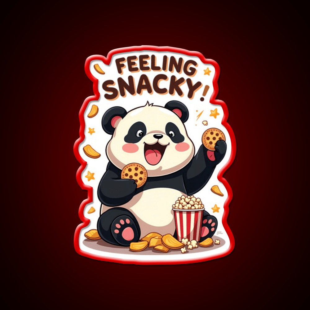 Feeling Snacky Snack Food Led Neon Sign For Snack Room Rgb Color - Shineneon