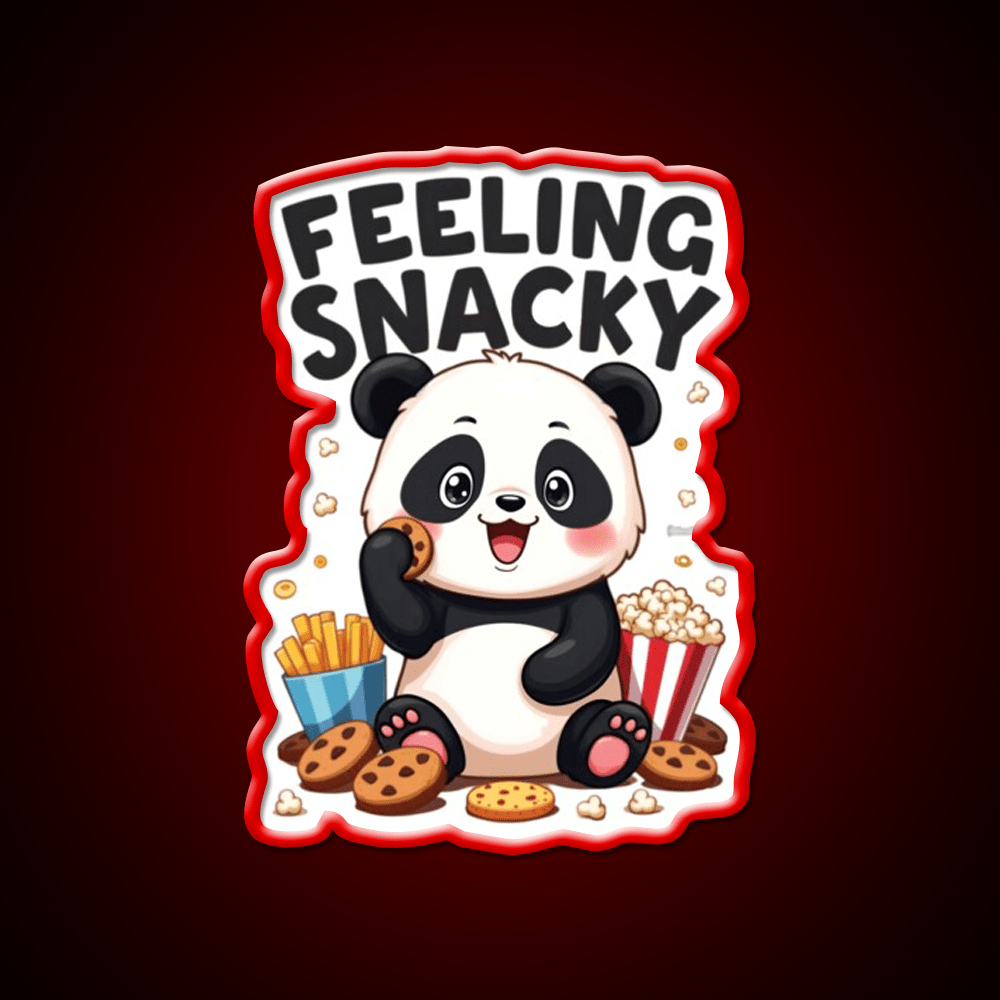 Feeling Snacky Snack Food Led Neon Sign Rgb Color - Shineneon