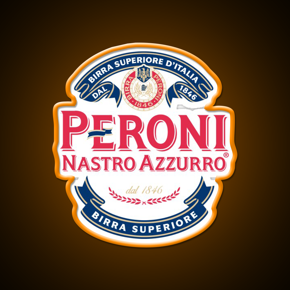 Feelings Peroni Brewery Contact Beer Bar Decor Led Neon Sign Rgb Color - LED neon sign view 6