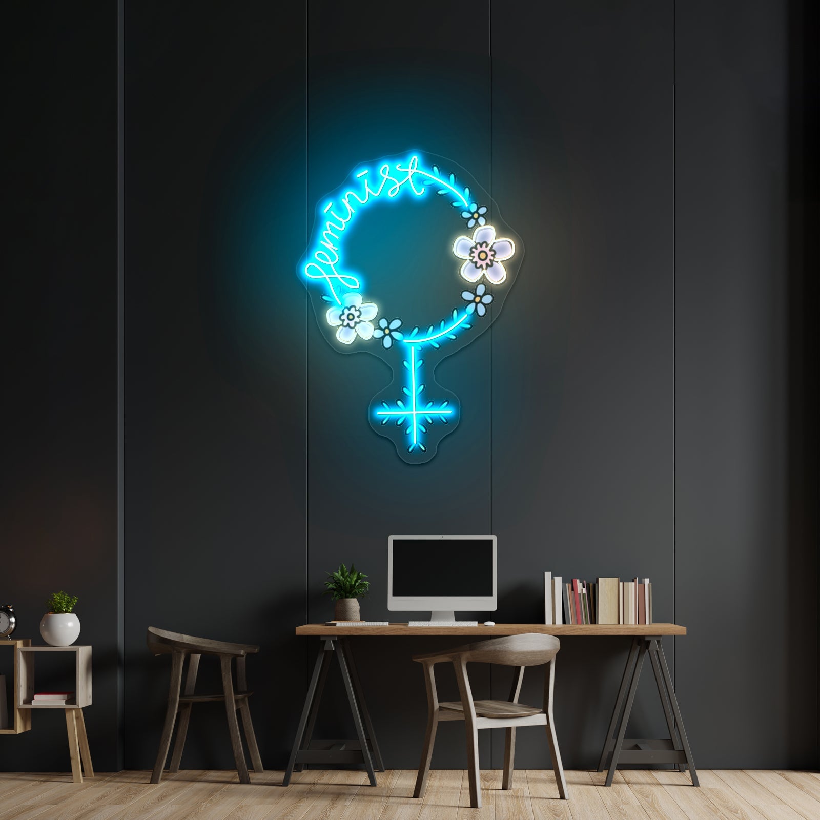 Feminist Light Up Signs For Room - Shineneon