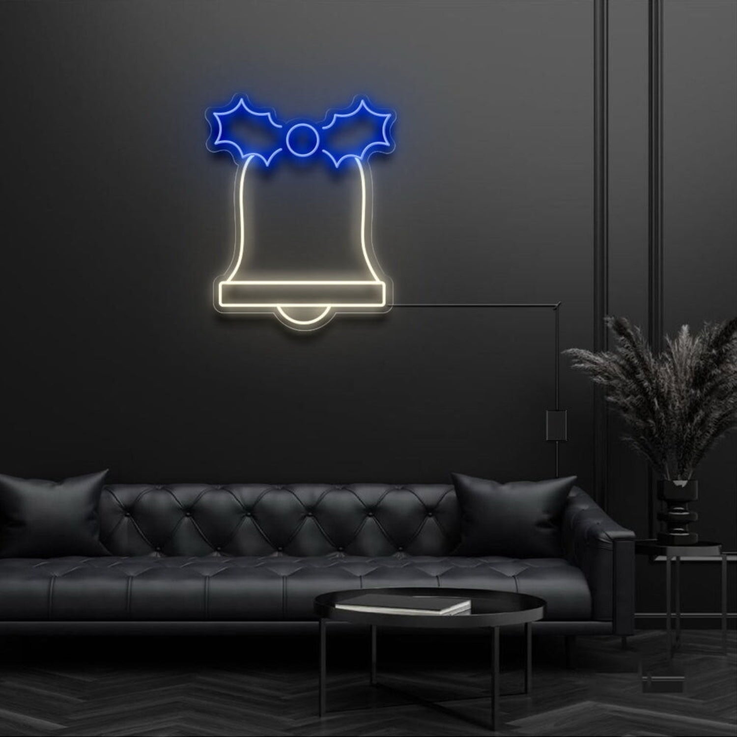 Festive Bell With Bow Neon Sign | Shineneon