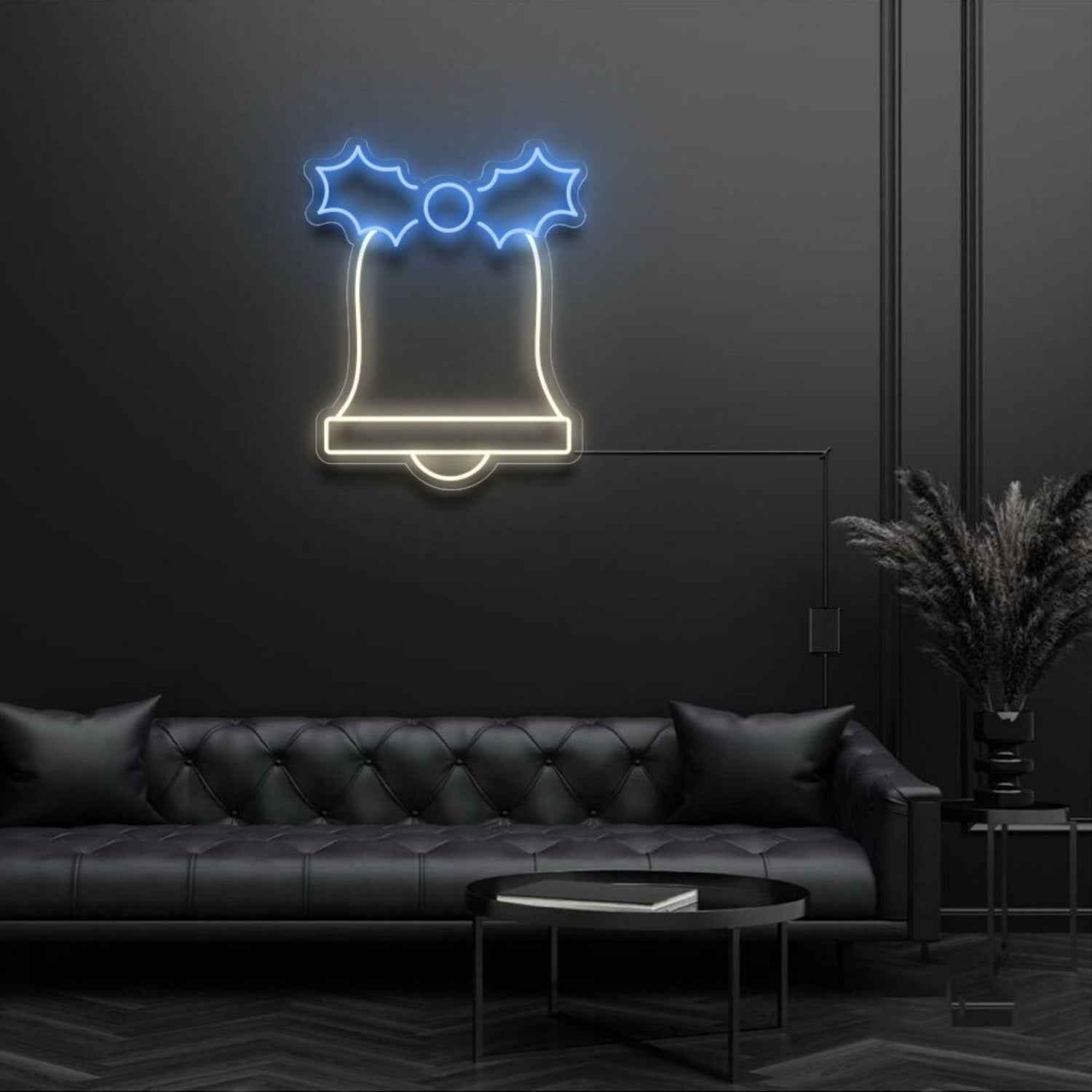 Festive Bell With Bow Neon Sign | Shineneon