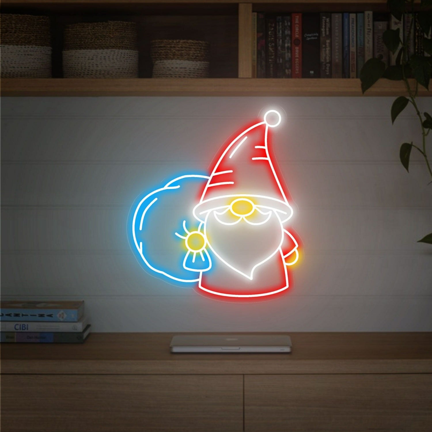Festive Season Versatile Light Up Santa Claus Led Neon Sign | Shineneon
