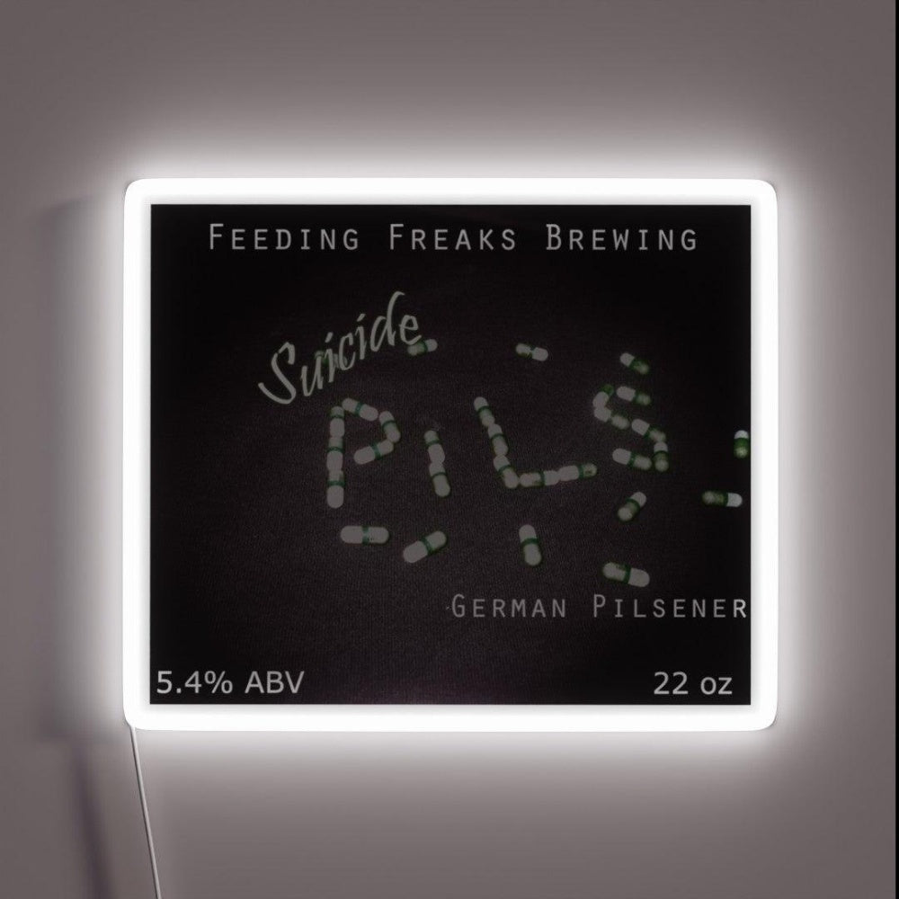 Ffb Suicide Pils Rgb Led Neon Sign - Shineneon