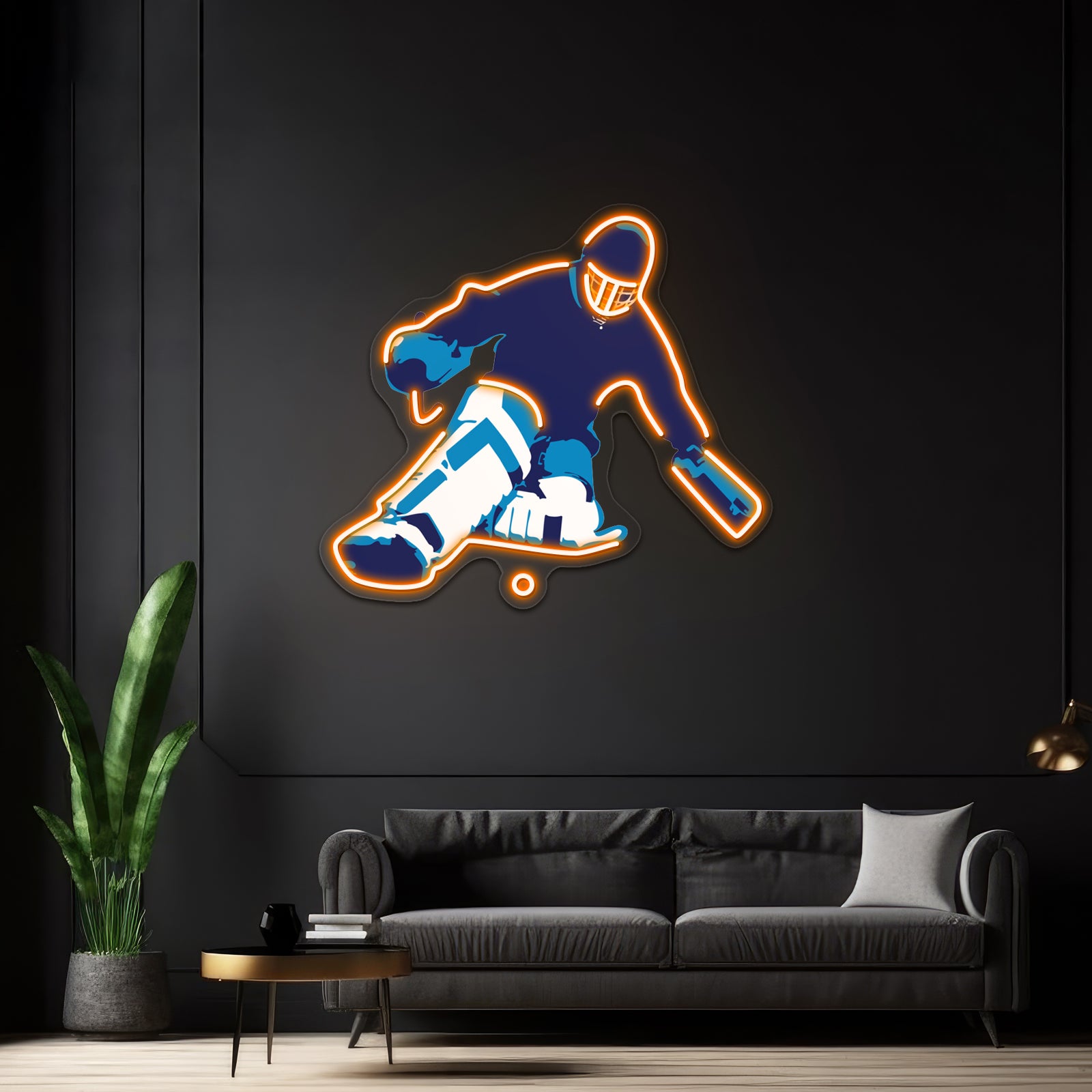 Fieldhockey Goalie Artwork Custom Neon Led Sign - LED neon sign view 6