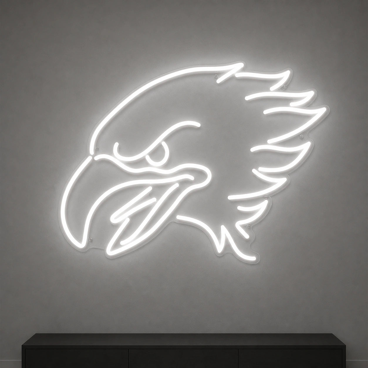 Fierce Eagle LED Neon Sign Garage Neon Sign size image