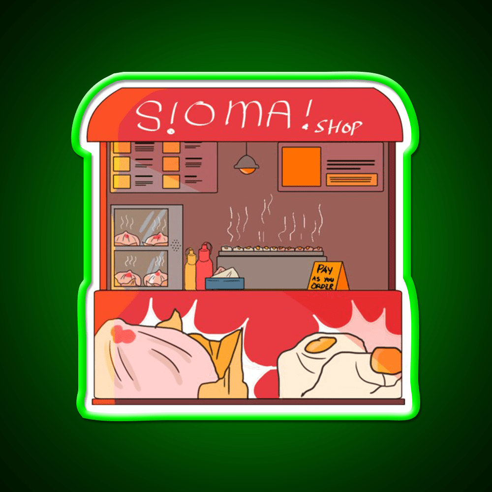Filipino Food Stalls Siomai Haus Snack Food Led Neon Sign Rgb Color - Shineneon